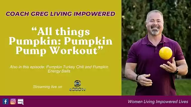 S1E16 - All things Pumpkin! Workout, Pumpkin Turkey Chili, Pumpkin Energy Balls