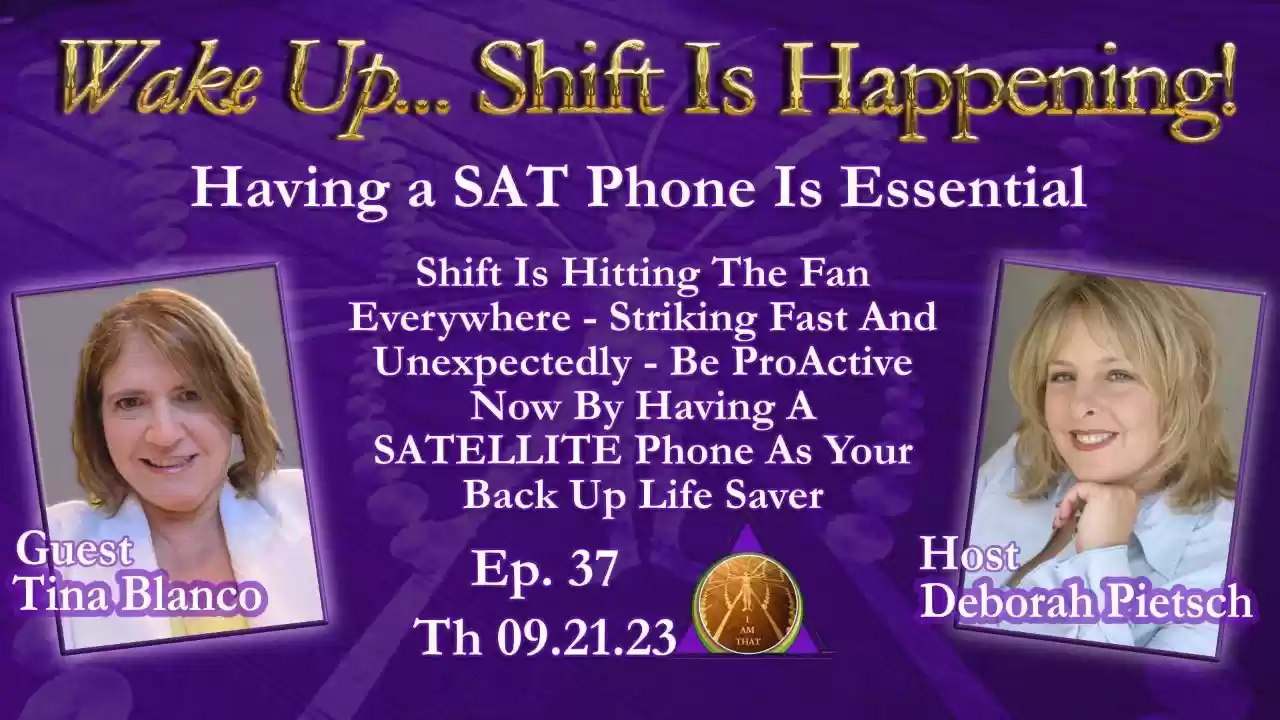 EP 36 - PreRecord w/ Tina Blanco Satellite Phone Show #1