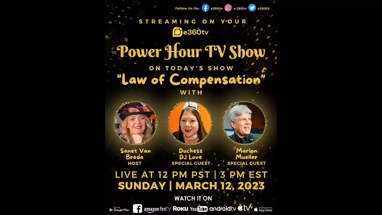 S1E9 Power Hour TV Show – Law of Compensation