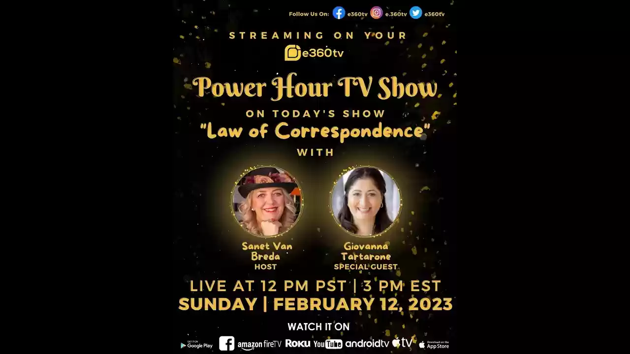 S1E5 Power Hour TV Show - Law of Correspondence