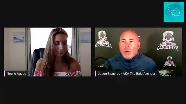 Noelle Agape's The Soul on Fire Show - Episode 1 With The Bald Avenger Jason Sisneros