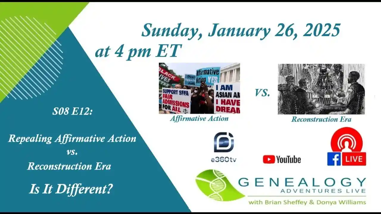 S08 E12 - Repealing Affirmative Action v. Reconstruction Era: Is it Different?