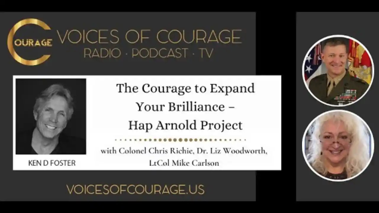 VOC 212 | The Courage to Expand Your Brilliance | Chris Richie, Liz Woodworth & Mike | Ken D Foster