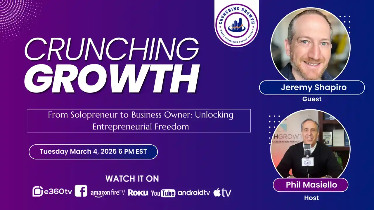 S3 E24 From Solopreneur to Business Owner: Unlocking Entrepreneurial Freedom w/ Jeremy Shapiro