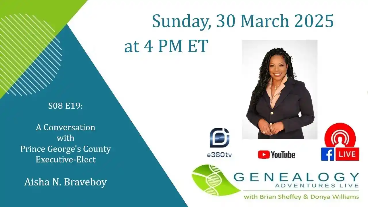 S08 E19 - A Conversation with PG County Executive-Elect Aisha N. Braveboy
