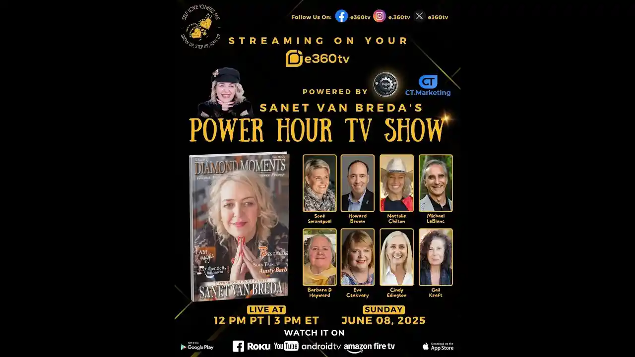 S4E12 Power Hour TV Show - Diamond Moments Magazine June 2025