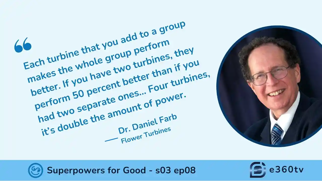 S3 E8 - The Game-Changing Potential of Flower Turbines’ Cluster Effect Technology
