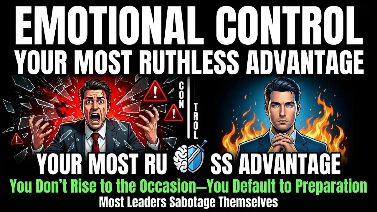 S3E14 - Emotional CONTROL Is Your Most Ruthless Advantage — Why Most Leaders Sabotage Themselves