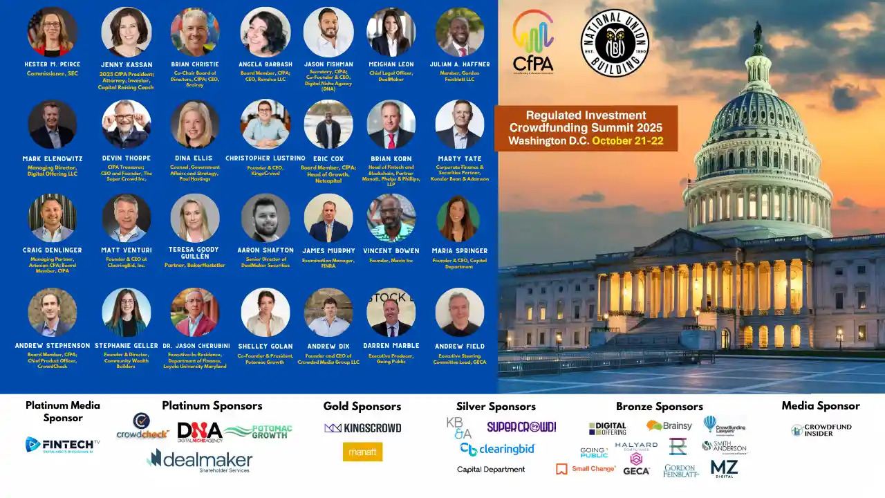 CfPA 2025 Regulated Investment Crowdfunding Summit